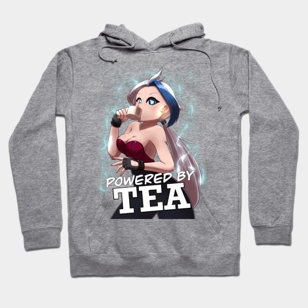 Powered by Tea Hoodie by Martinuve